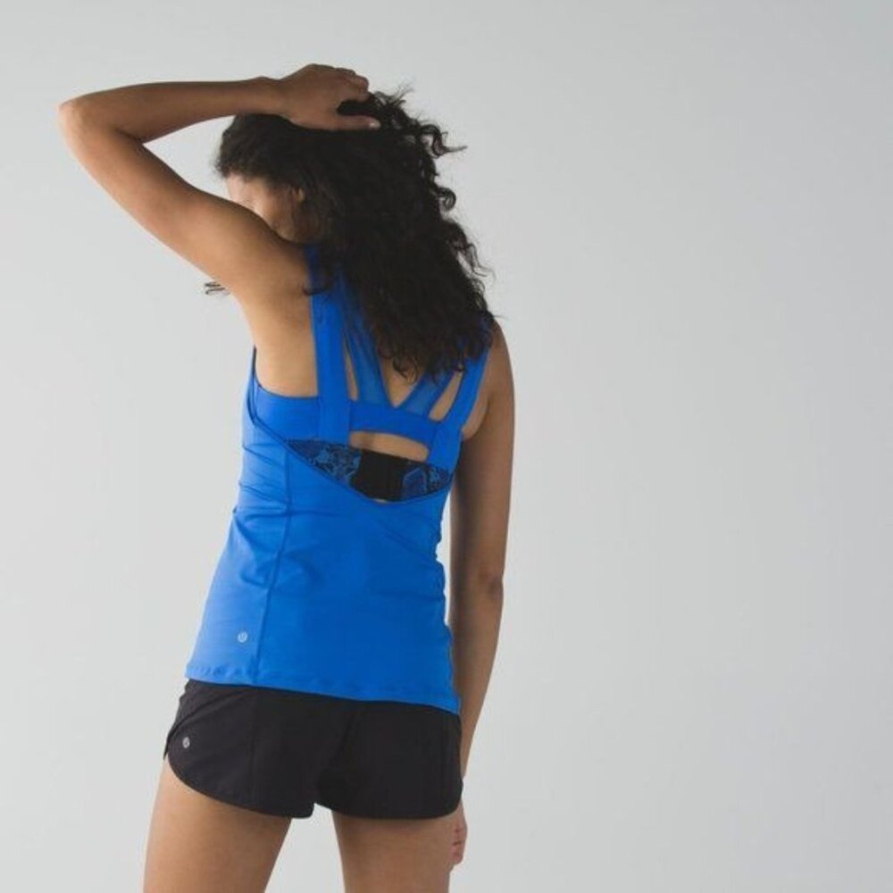 Lululemon Super Sport Tank Pipe Dream Blue